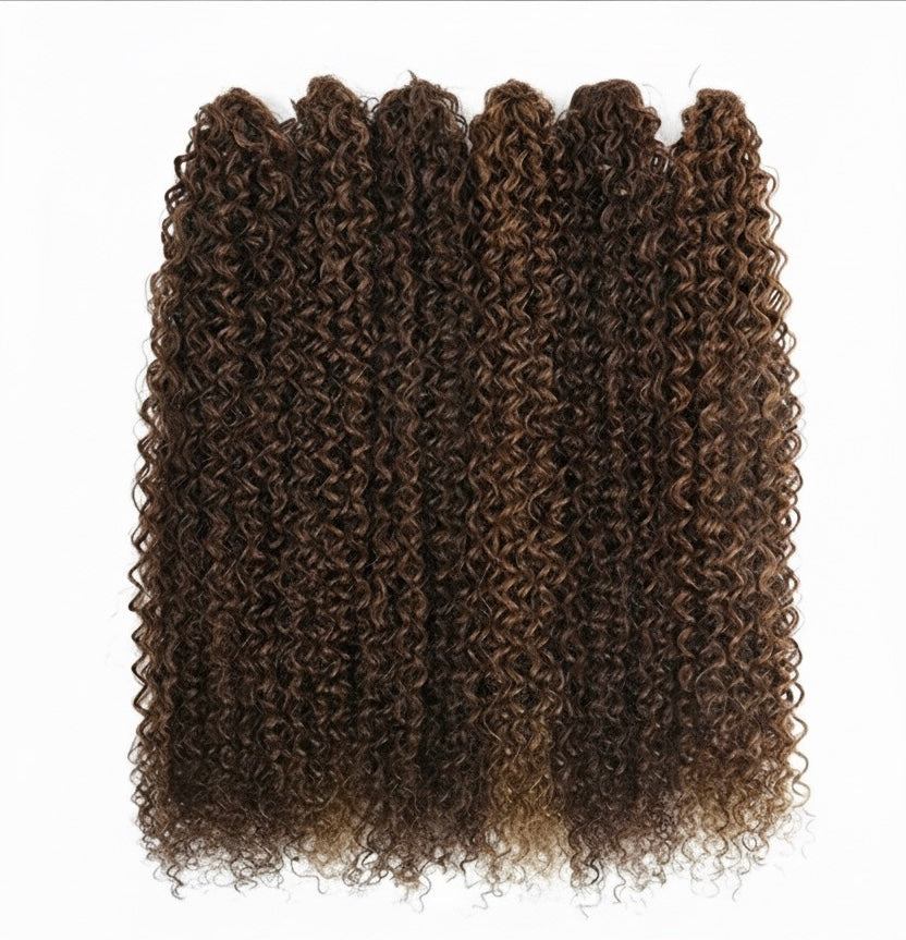 Kinky curly biofibre organique protéinée (9 pièces)