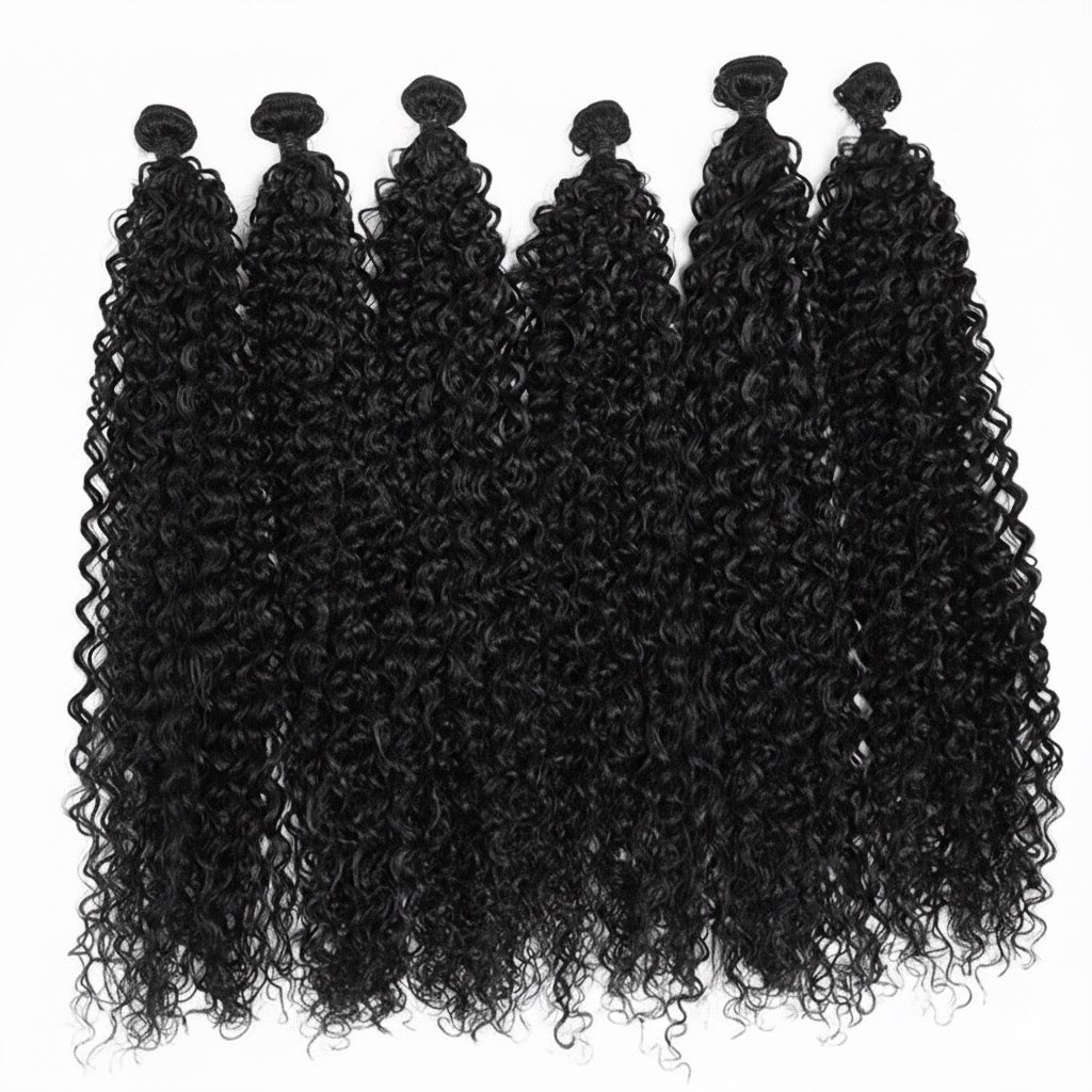 Kinky curly biofibre organique protéinée (9 pièces)