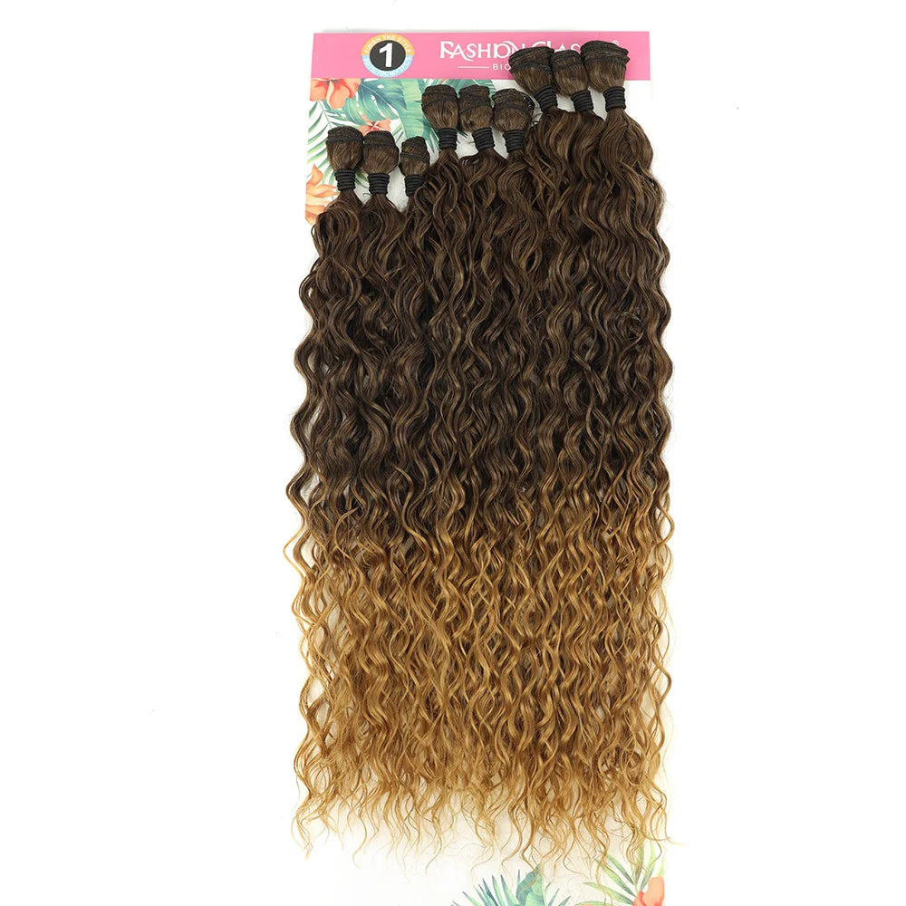 Deep Curly biofibre organique protéinée (9 pièces)