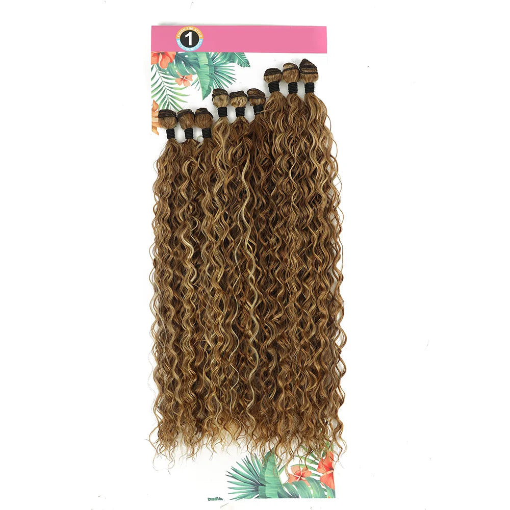 Deep Curly biofibre organique protéinée (9 pièces)