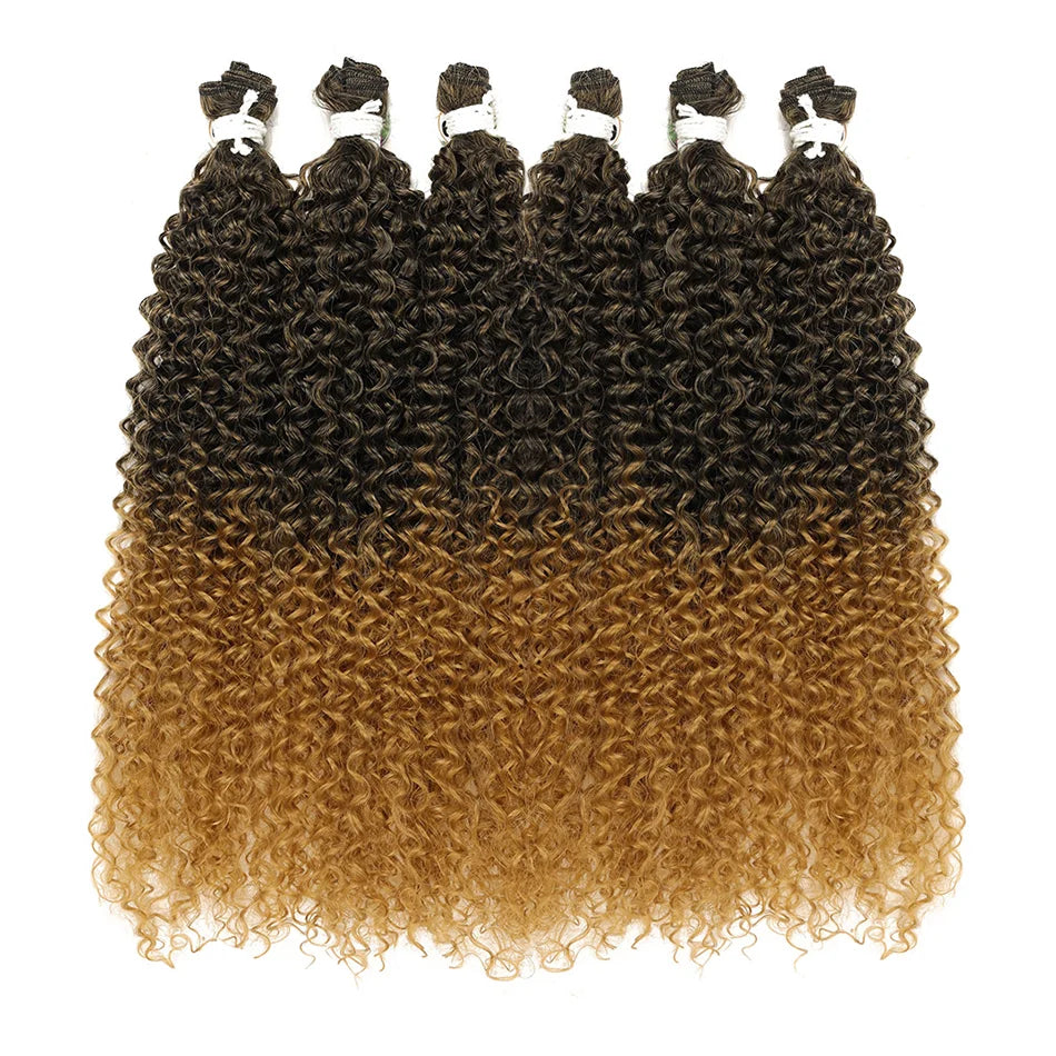 Kinky curly biofibre organique protéinée (9 pièces)