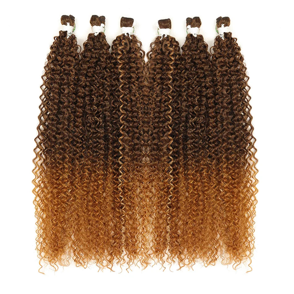 Kinky curly biofibre organique protéinée (9 pièces)